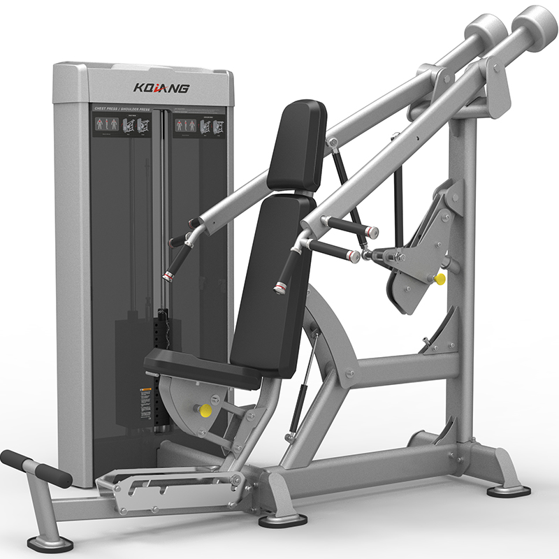 leyu.乐鱼综合训练器80系列专项力量运动健身器材 推肩、推胸训练器8021