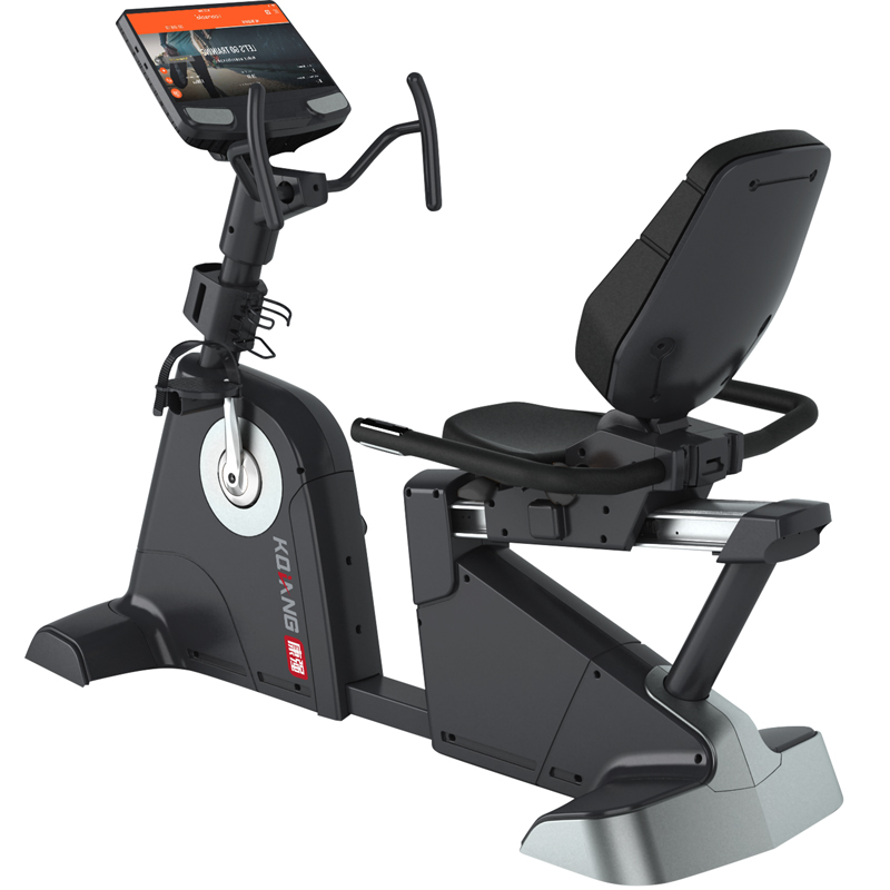 leyu.乐鱼商用卧式单车CR900T磁控车自发电健身车健身房专用