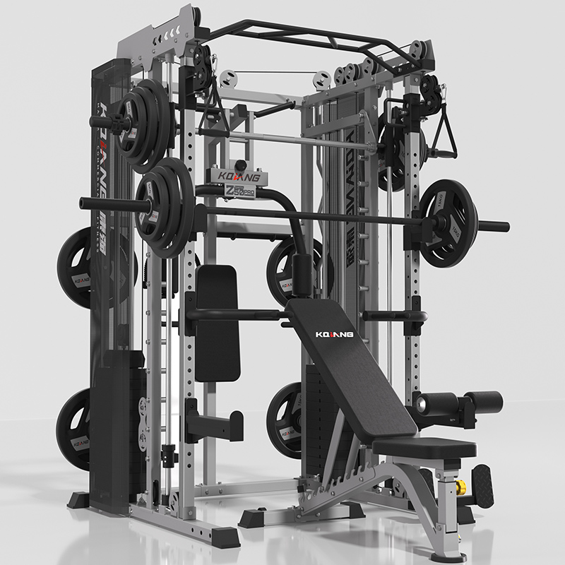 leyu.乐鱼Z50Pro史密斯机综合训练器多功能力量器械家用健身器材深蹲架 Z50Pro推胸夹胸-豪华版A套装